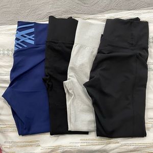 Bundle of 4 Fabletics leggings (all size small)